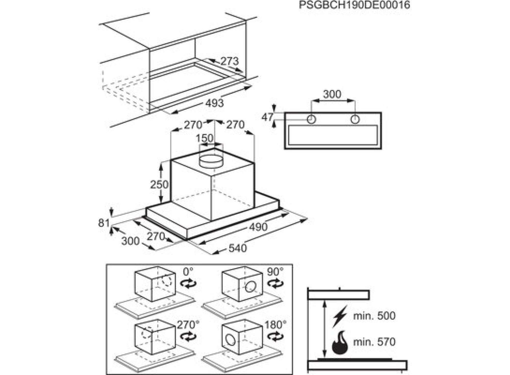 вытяжка для кухни electrolux hob2hood