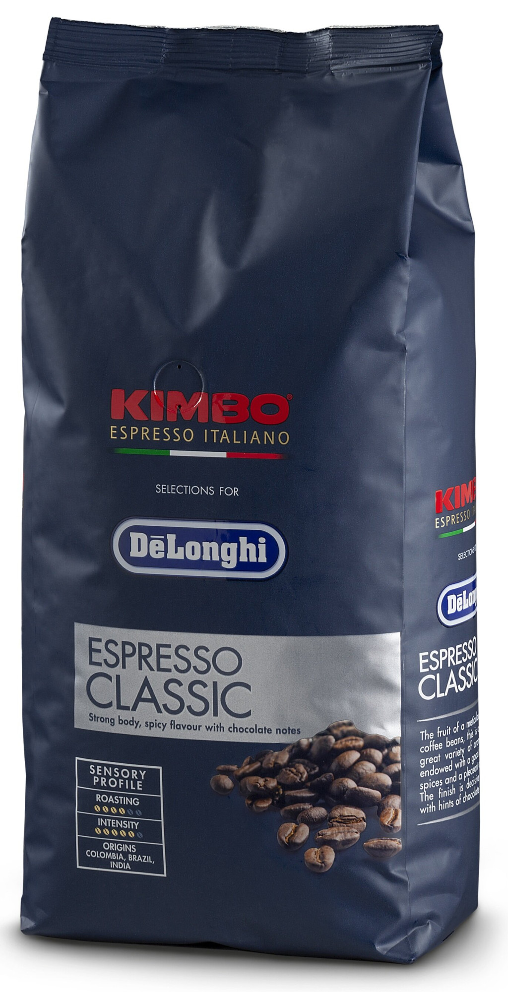 Кофе Kimbo for De'Longhi Classic, 100% Arabi-ca, 1 kg