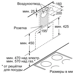 Вытяжка Bosch DWK065G20R- фото6