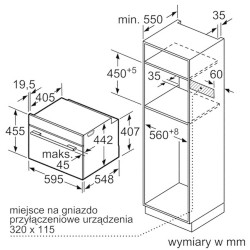 Встраиваемый компактный духовой шкаф Bosch CBG635BS1- фото8