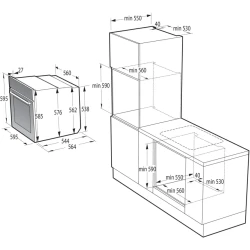 Встроенный духовой шкаф Gorenje BPS6737E04DBG- фото6