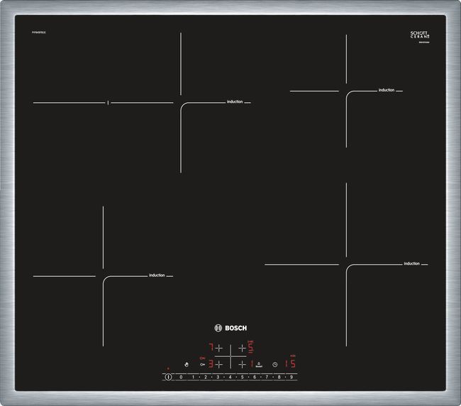 Индукционная варочная панель Bosch PIF645FB1E- фото