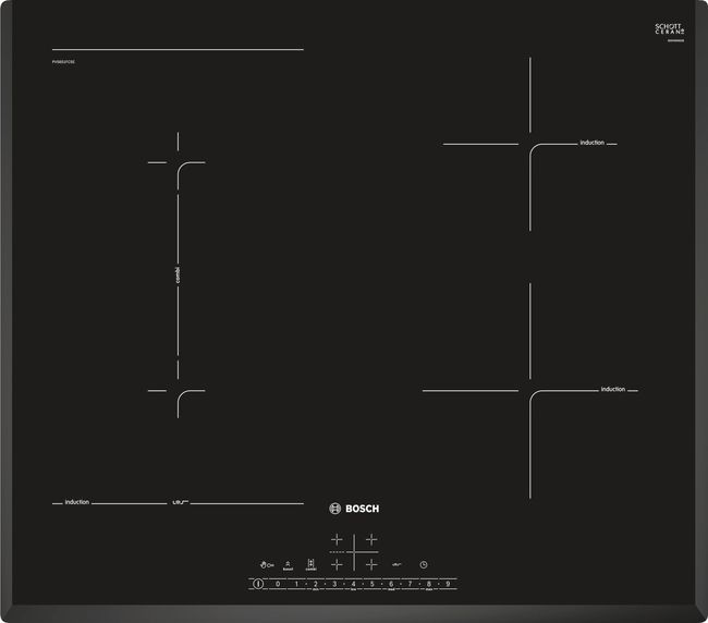 Индукционная варочная панель Bosch PVS651FC5E- фото