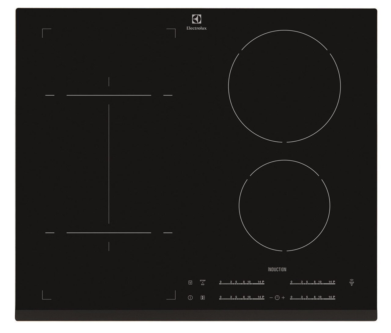 Поверхность электрическая индукционная Electrolux EHI6540FHK- фото